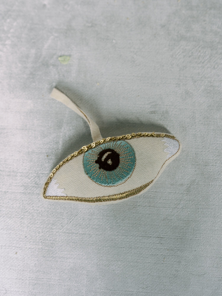 Evil Eye Lavender Ornament