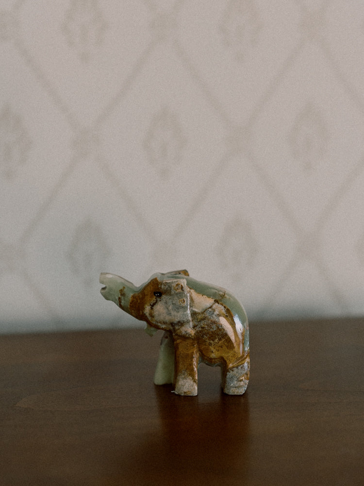 Mini Onyx Elephant