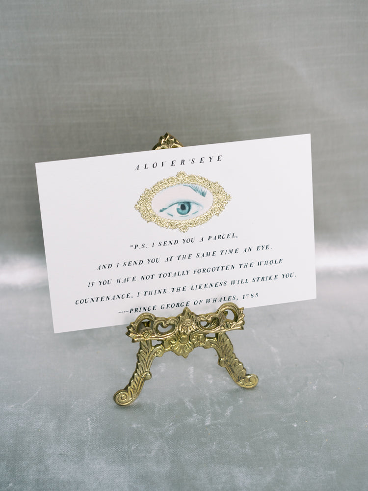 'A Lover's Eye' Frameable Art Card