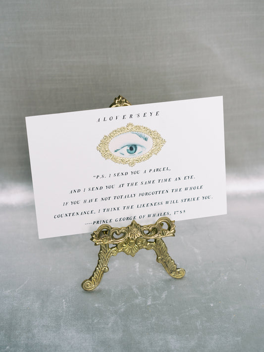 'A Lover's Eye' Frameable Art Card